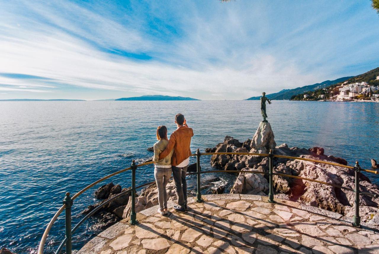 Apartment Maja Opatija With Free Private Parking And Lovely Sea View Terrace Exterior foto