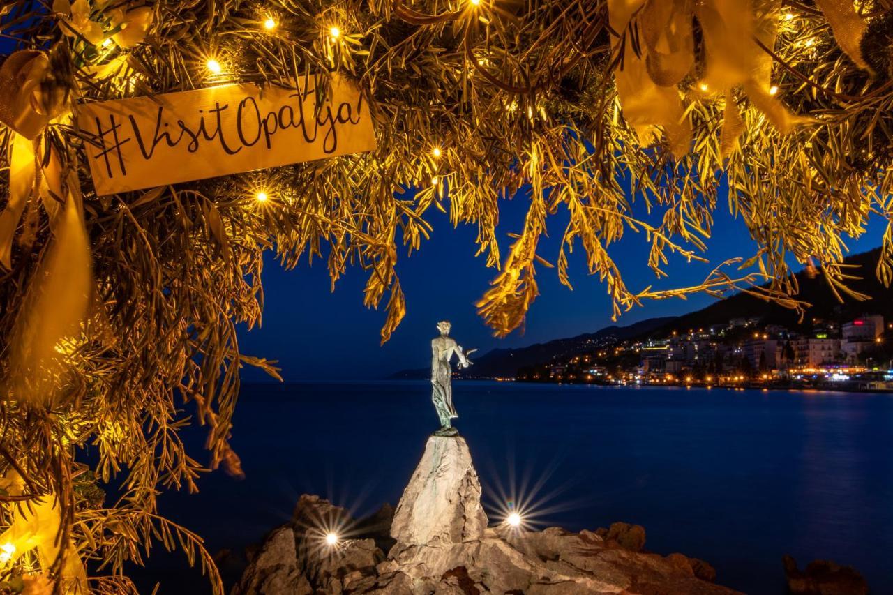 Apartment Maja Opatija With Free Private Parking And Lovely Sea View Terrace Exterior foto