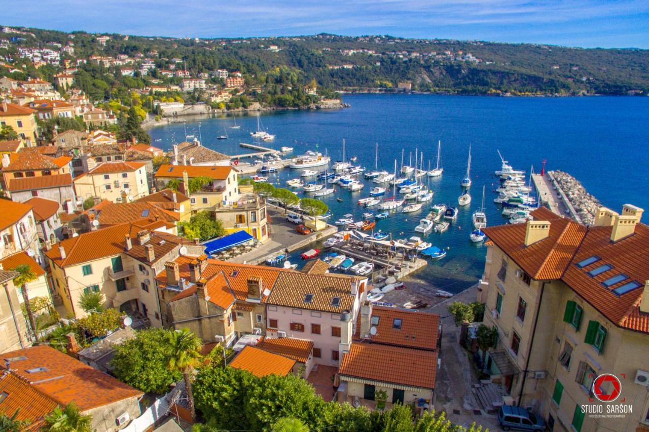 Apartment Maja Opatija With Free Private Parking And Lovely Sea View Terrace Exterior foto